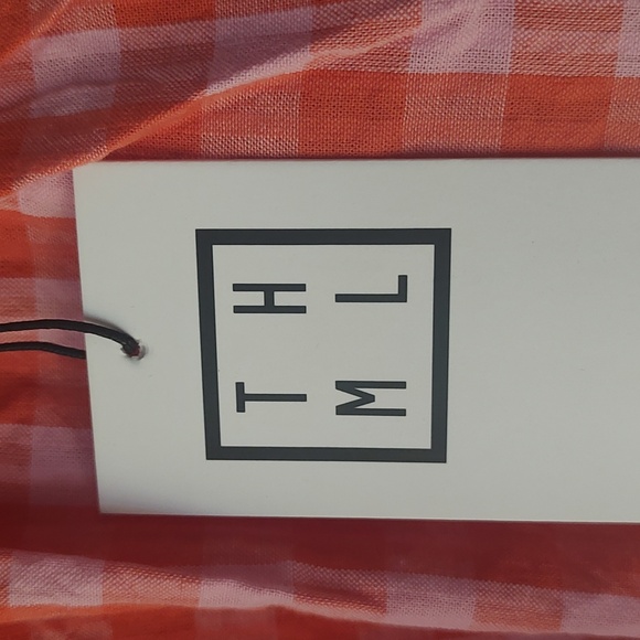 THML Quilted Gingham Sleeve Top size XS - Picture 6 of 9